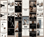 Beyond The Hustle 120 Modern Luxe Instagram Templates: Posts & Stories