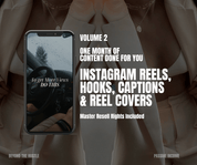 Beyond The Hustle Vol 2. Instagram Reels, Hooks, Captions & Reel Covers
