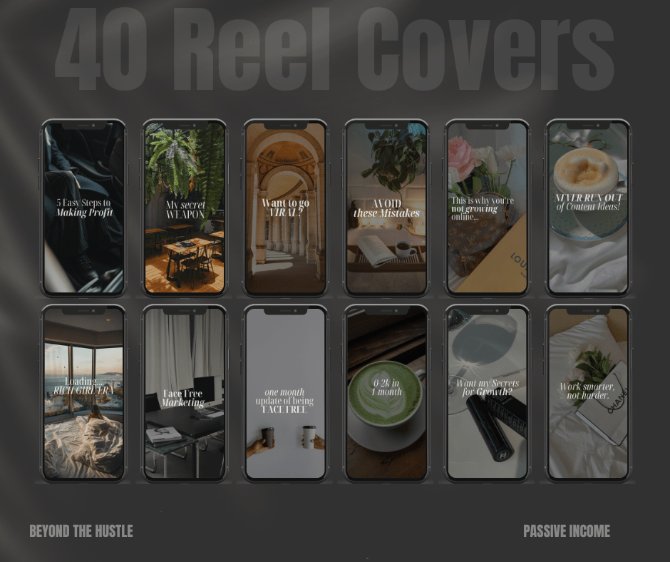 Beyond The Hustle Vol 2. Instagram Reels, Hooks, Captions & Reel Covers