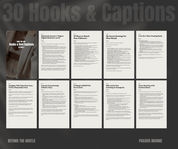 Beyond The Hustle Vol 2. Instagram Reels, Hooks, Captions & Reel Covers