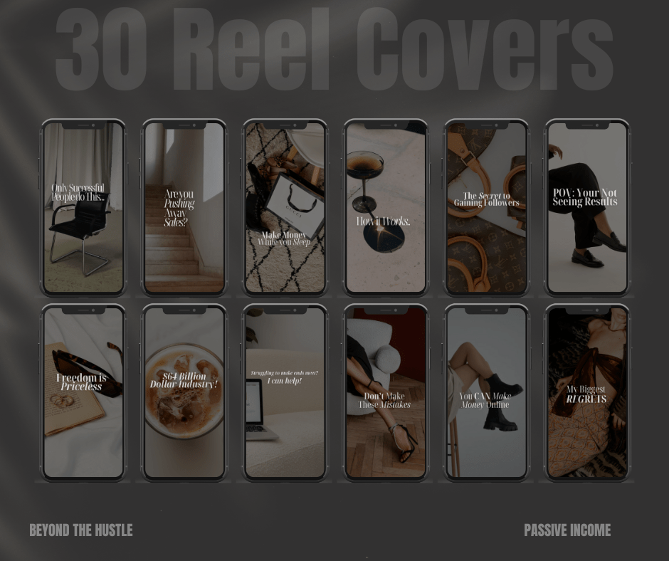 Beyond The Hustle Vol 3. Instagram Reels, Hooks, Captions & Reel Covers